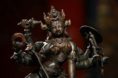 13-3 The Goddess Durga Slaying Mahisha, 14C, Nepal - New York Metropolitan Museum Of Art.jpg